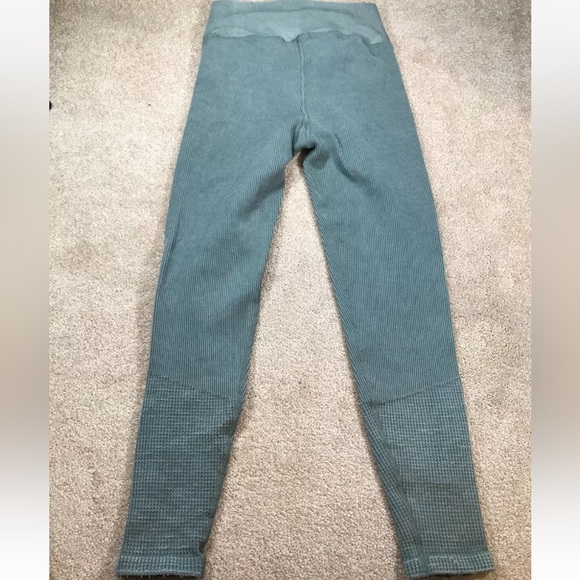 NWT Aerie Thermal Leggings Thighs Textured Stretch Ribbed High Waisted - Picture 5 of 8